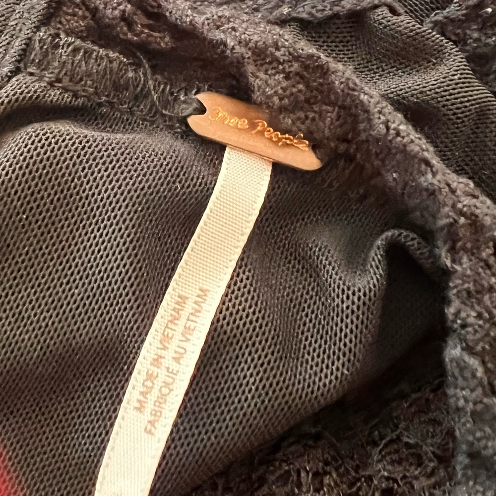 Free People Elegant Black Lace Tank Top - Picture 9 of 13